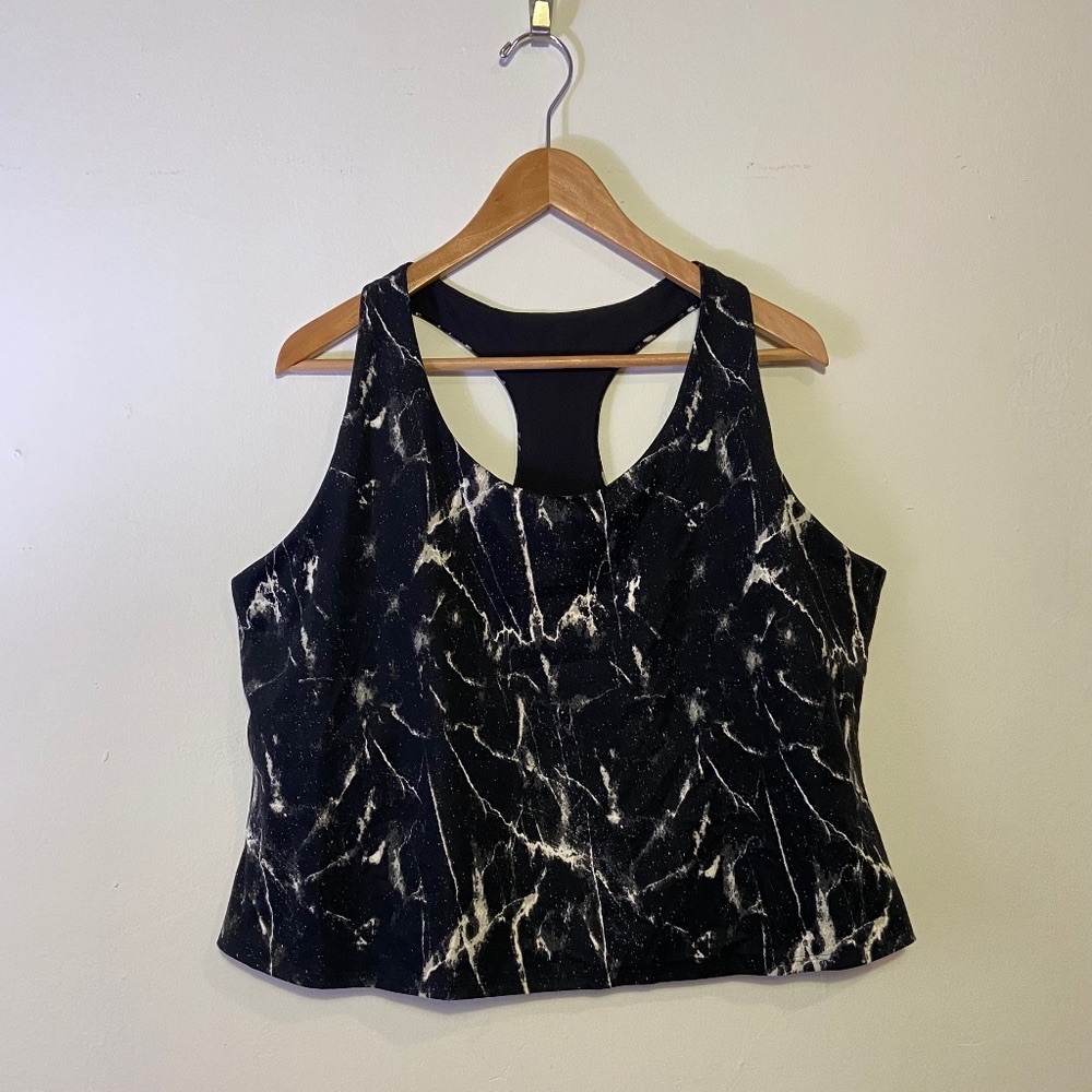 Old Navy Power-Soft Light Support Long-line Sport Bra XXL